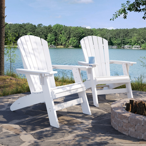 SoPoly St Simons Curved Back Adirondack Chair