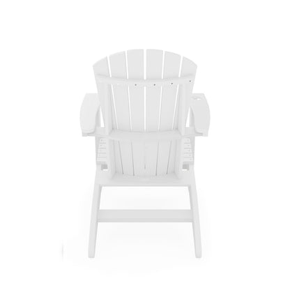SoPoly St Simons Curved Back Adirondack Chair