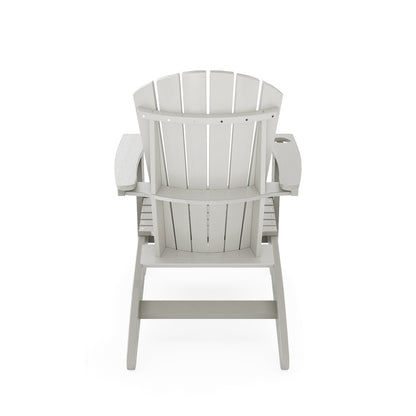 SoPoly St Simons Curved Back Adirondack Chair