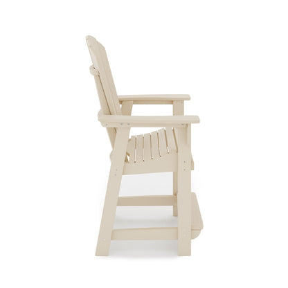 SoPoly St Simons Fan Back Counter Chair (Premium)