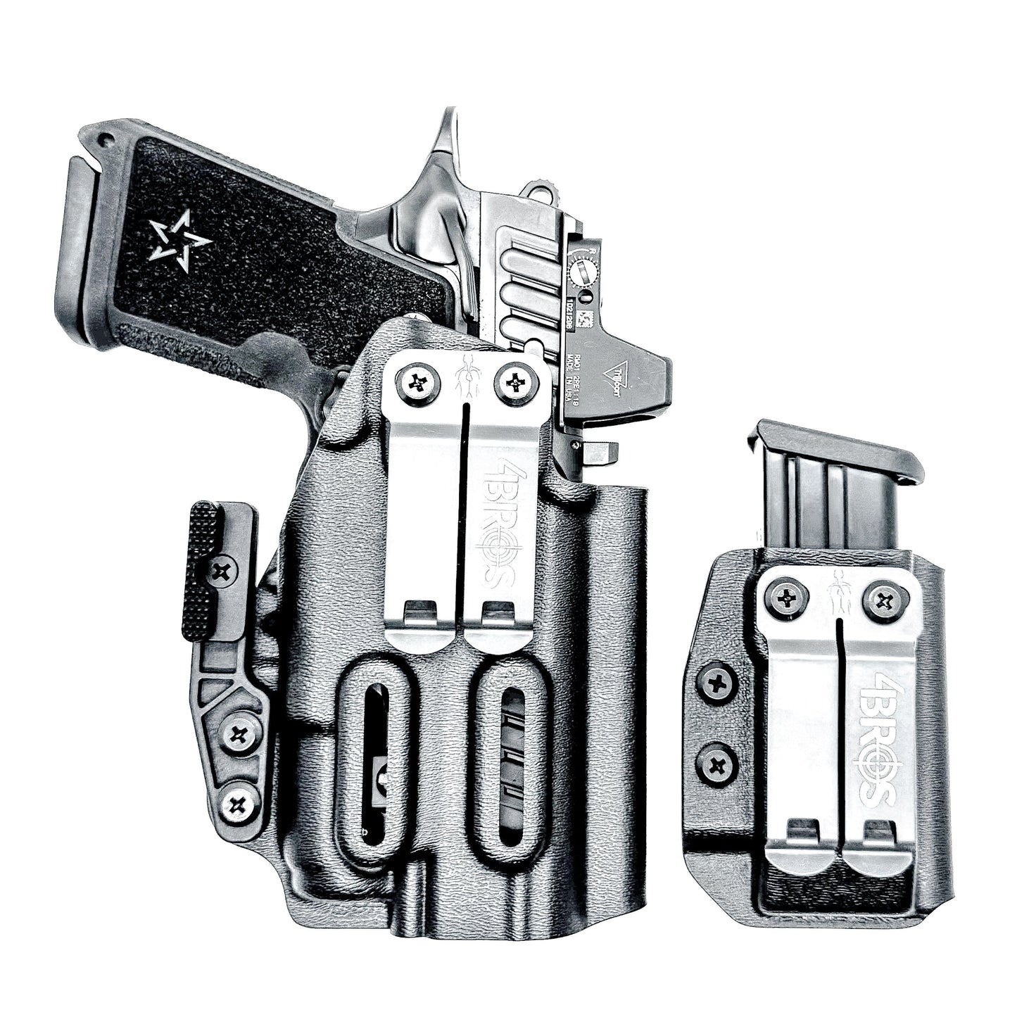Four Brothers Staccato HD C4X & Surefire XC3 IWB Holster with Magazine Carrier Combo