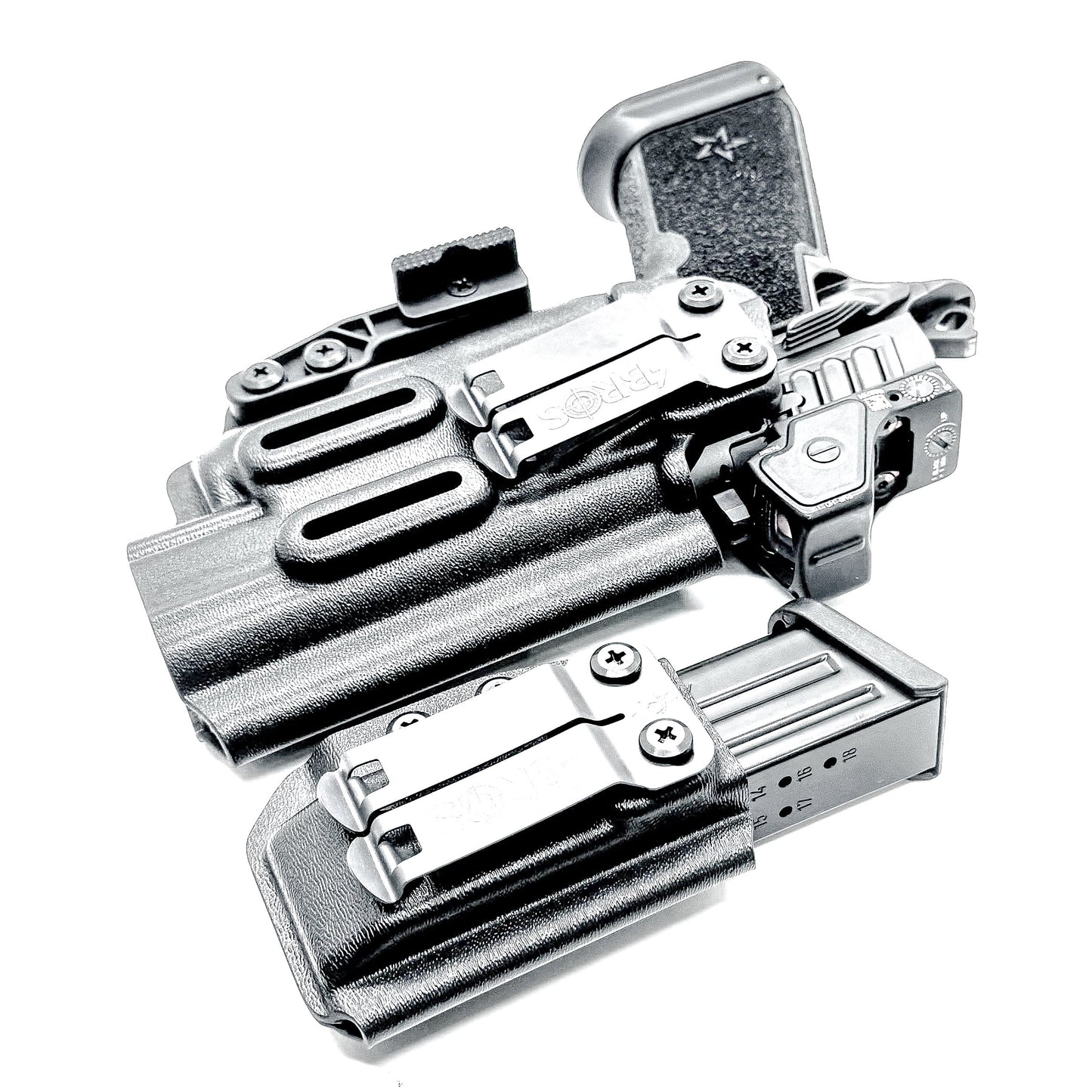 Four Brothers Staccato HD P4.5 & Surefire XC3 IWB Holster with Magazine Carrier Combo