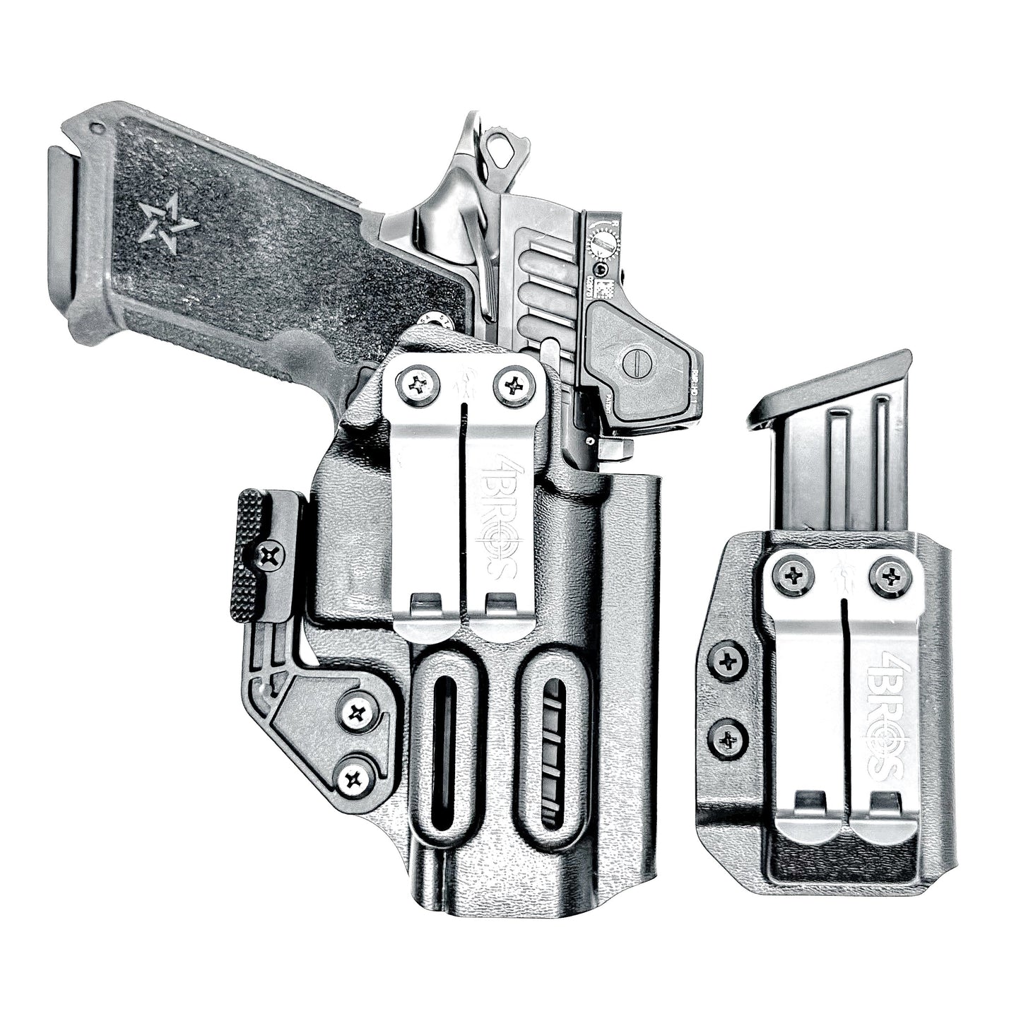 Four Brothers Staccato HD P4 IWB RH Holster with Magazine Carrier Combo