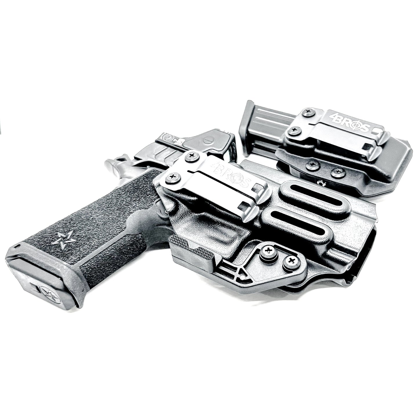 Four Brothers Staccato HD P4 IWB RH Holster with Magazine Carrier Combo