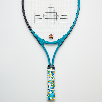 Racket Pets Overgrip Tape for Tennis Racquet - Sea Life - Blue (pack of 2)