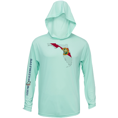 State of Florida Boys and Girls Long Sleeve UPF 50+ Dry-Fit Hoody