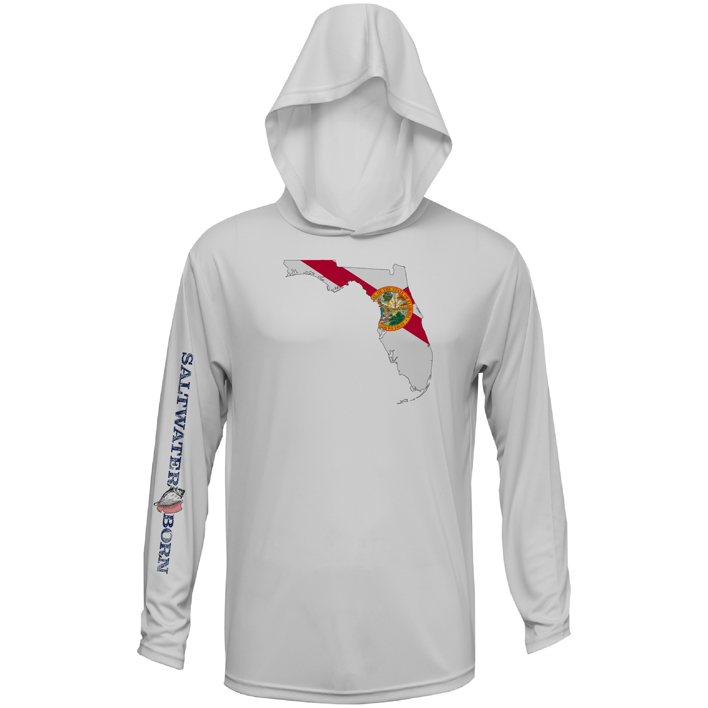 State of Florida Boys and Girls Long Sleeve UPF 50+ Dry-Fit Hoody
