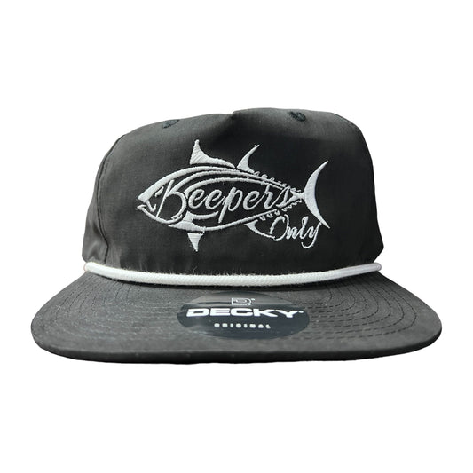 Keepers Only Co. Stealth Rope Snapback - Black/White