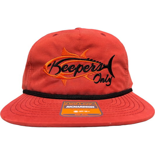 Keepers Only Co. Stealth Rope Snapback - Dark Orange/Black