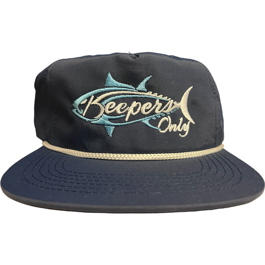 Keepers Only Co. Stealth Rope Snapback - Navy/White