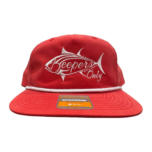 Keepers Only Co. Stealth Rope Snapback - Red/White