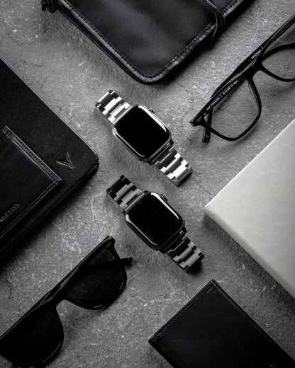 Vincero Apple Watch Steel Band - Graphite Hardware 41mm