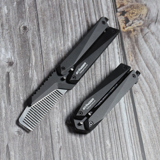 Stinger Survival Tools Hair And Beard Styling Comb (Butterfly Comb)