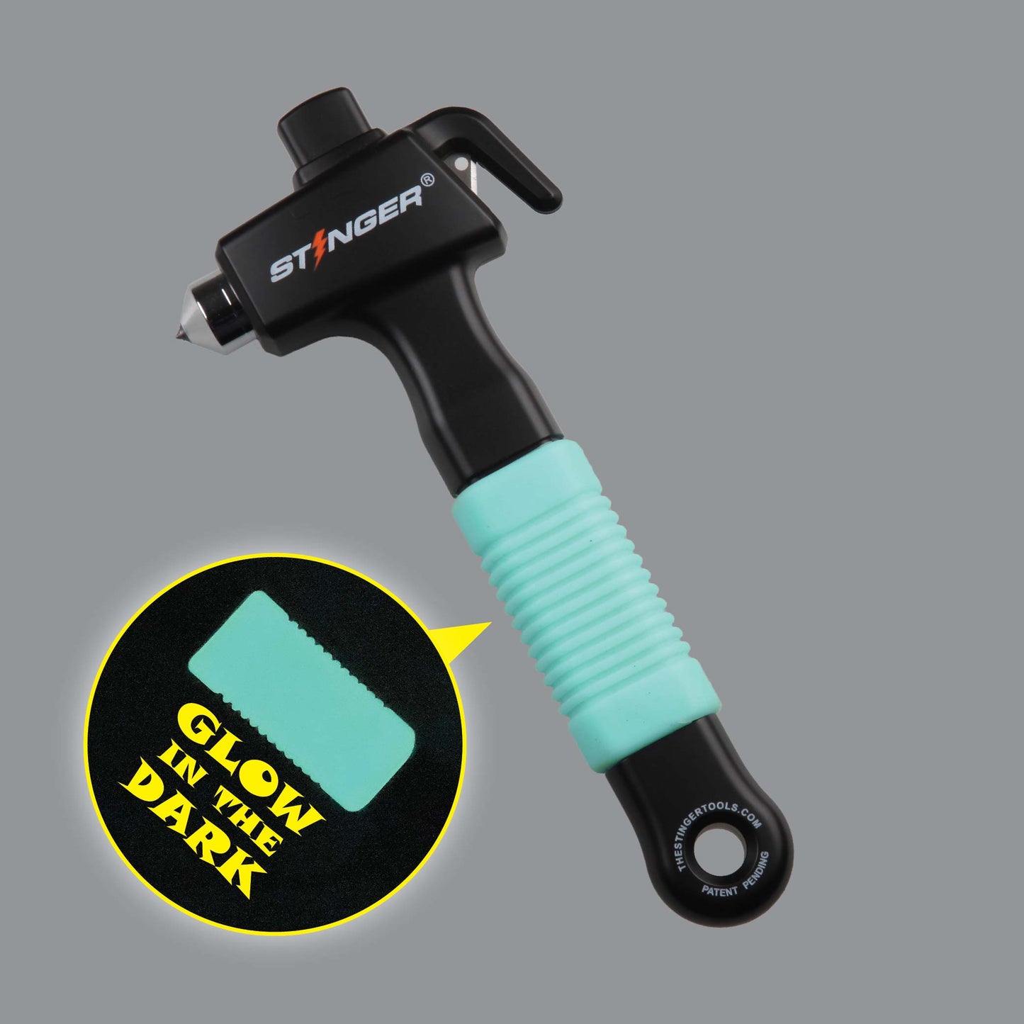 Stinger Survival Tools Super Duty Car Emergency Escape Hammer (Fluorescent Green)