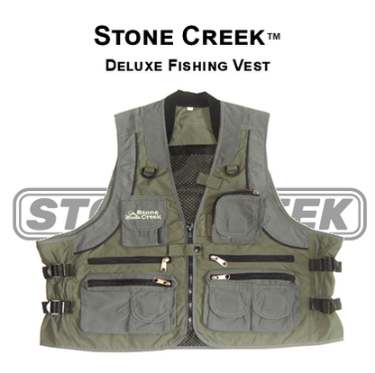 Stone Creek Deluxe Fishing Vests