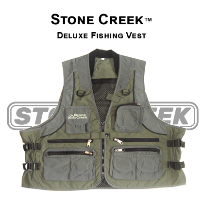 Stone Creek Deluxe Fishing Vests