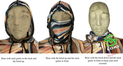Cognito Brands Secluded Brown Graphic Fishing Hoodie