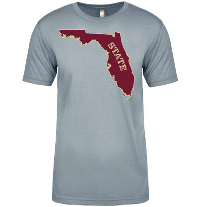 Saltwater Born Key West, FL Garnet and Gold Soft Tee