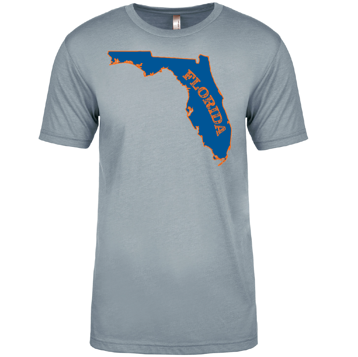 Saltwater Born Key West, FL Orange and Blue Soft Tee