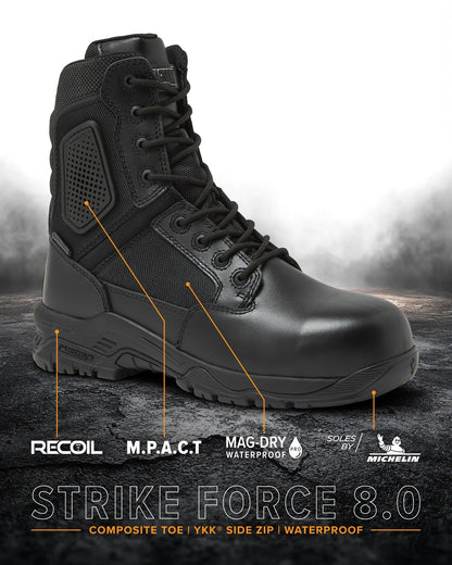 Magnum Boots STRIKE FORCE 8" Boot SZ WP CT