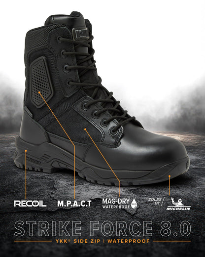 Magnum Boots STRIKE FORCE 8" Boot SZ WP