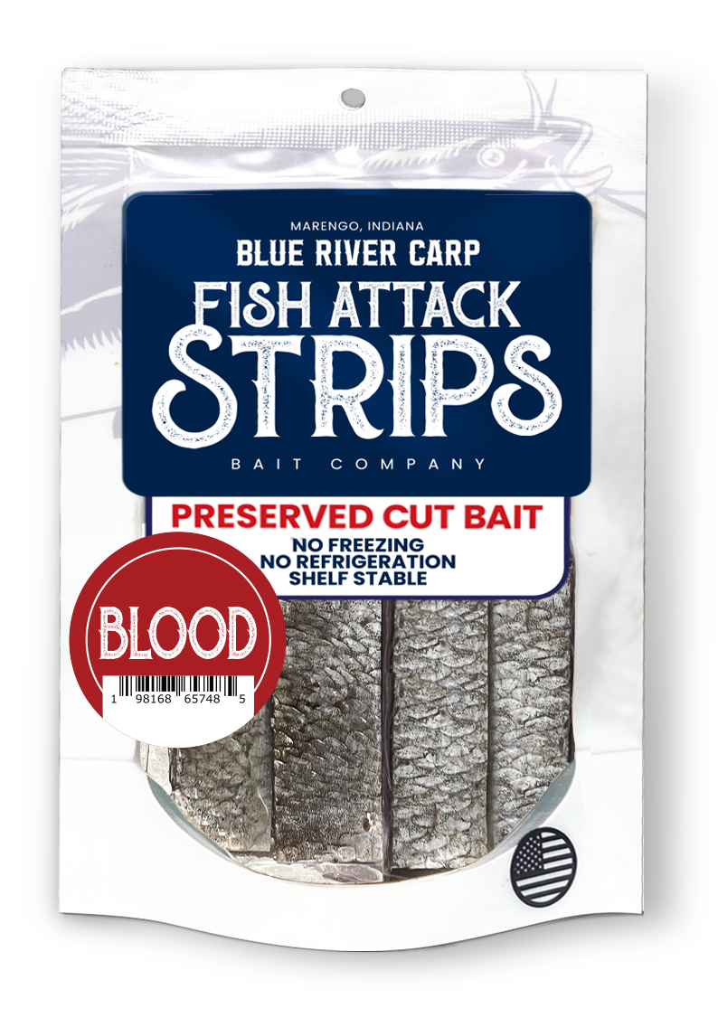 Blue River Carp Fish Attack Strips