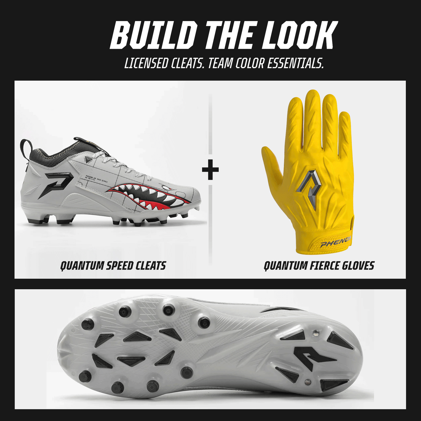Phenom Elite Warhawk Football Cleats Quantum Speed 2.0 by Phenom Elite