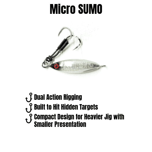 Submission Jigs - Micro Sumo and Mercenary - Slow Pitch Jigs - 4 Packs