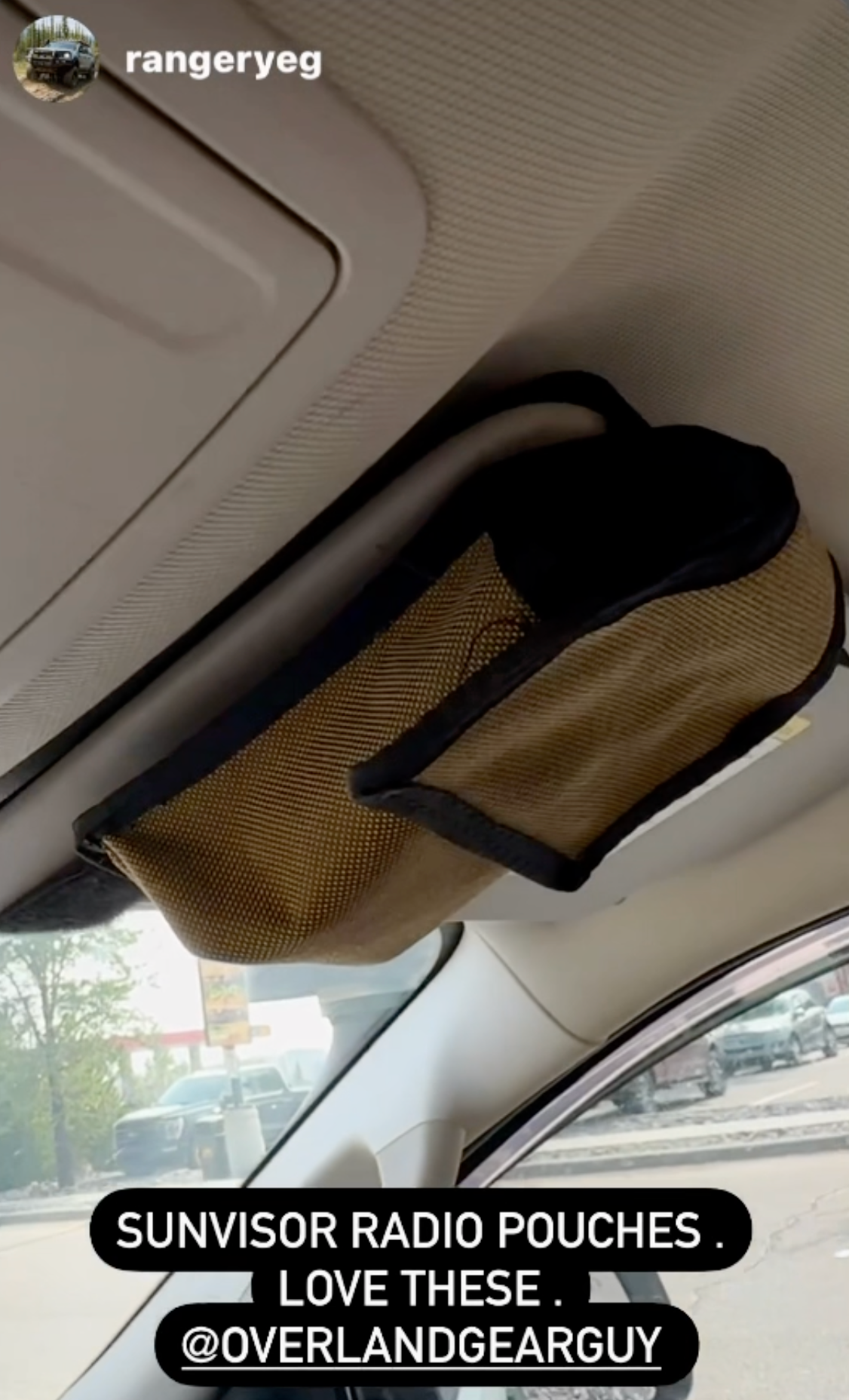 Overland Gear Guy INEOS Grenadier Sun Visor Radio Pouch