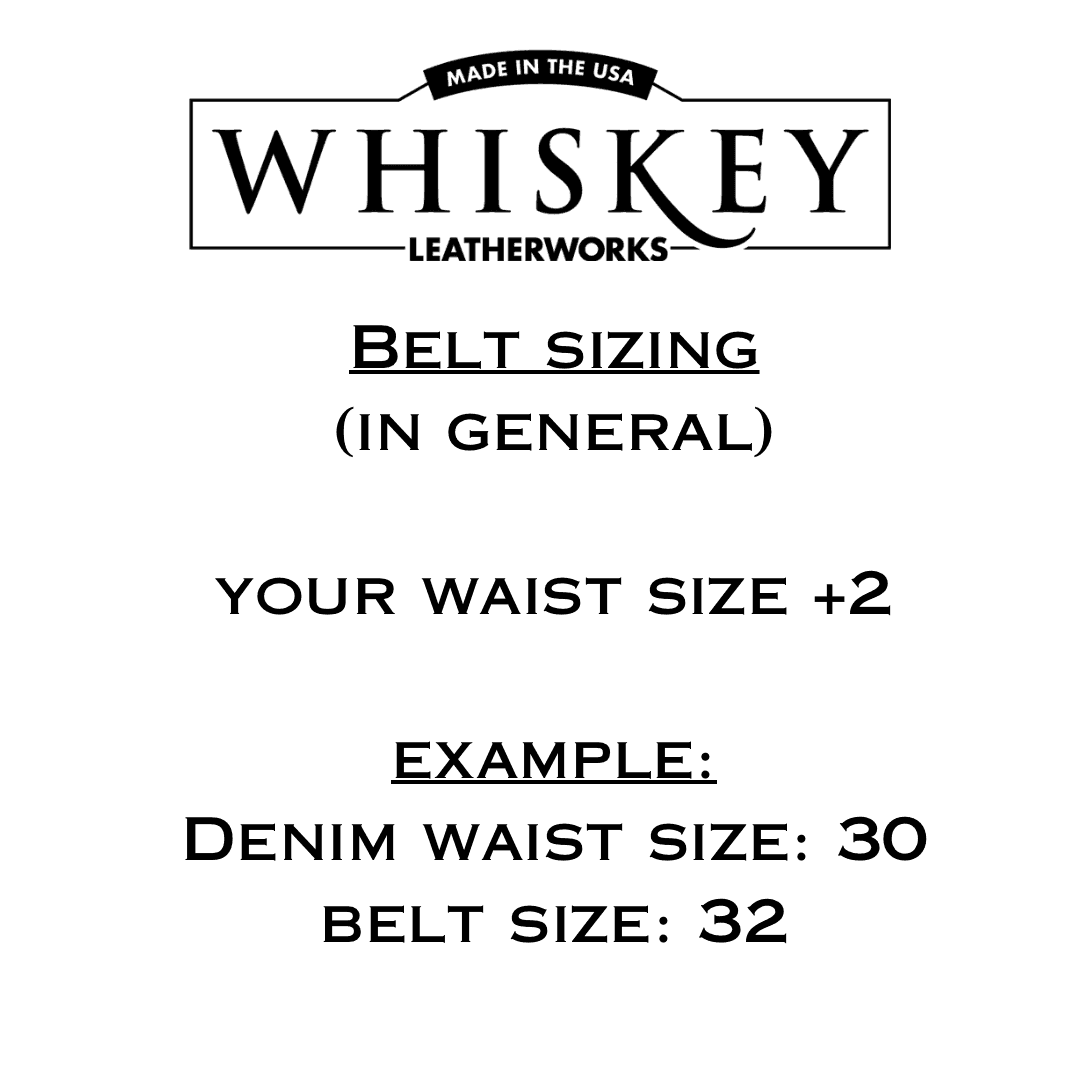 Whiskey Leatherworks Surf & Turf Belts - Freshwater Series