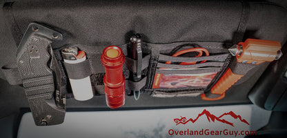 Overland Gear Guy Grenadier MOLLE Visor Organizer WITH MIRROR