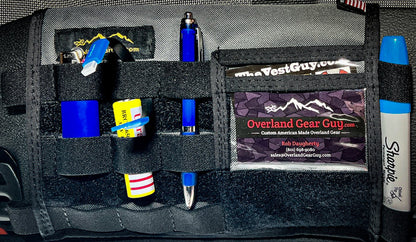 Overland Gear Guy Grenadier MOLLE Visor Organizer WITH MIRROR