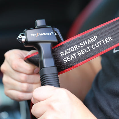 Stinger Survival Tools Car Escape Safety Hammer (Black)