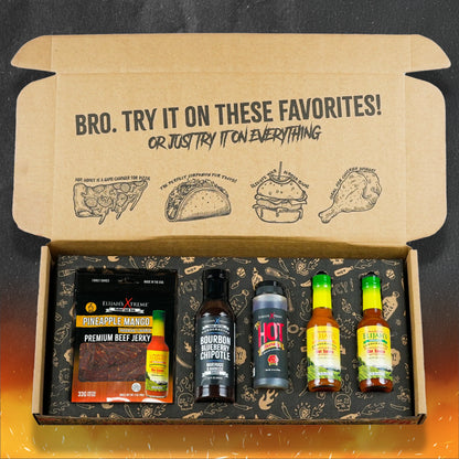 Elijah's Xtreme Sweet Heat Bro Box Ultimate Hot Sauce Gift Set