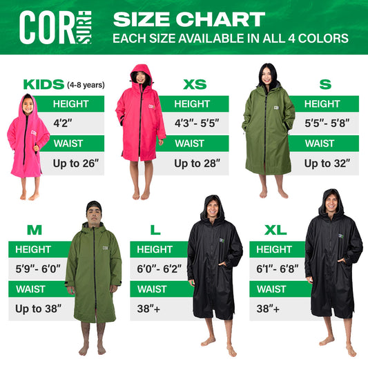 COR Surf Waterproof Swim Parka (COR Green)