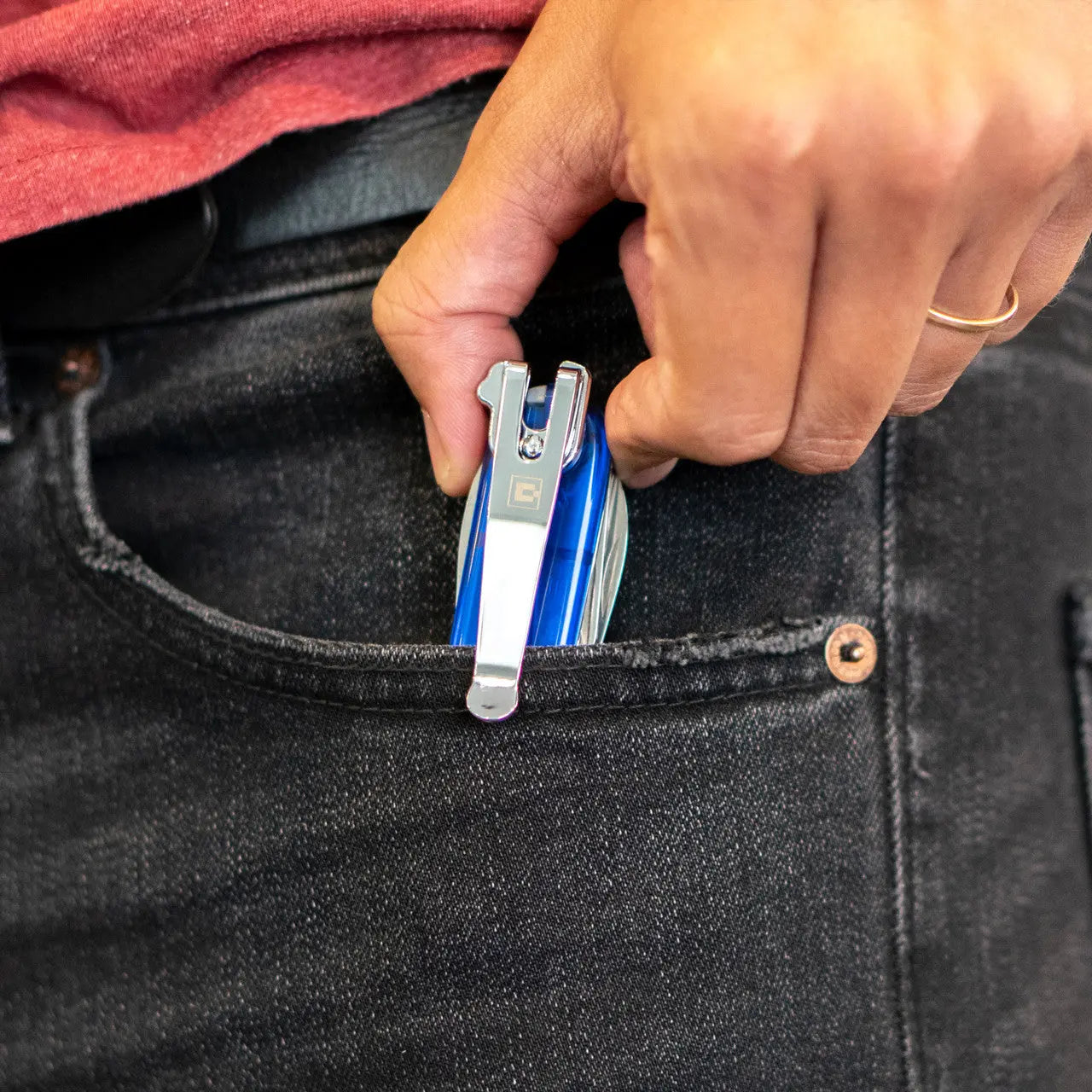 Clip & Carry SwissQlip - Swiss Army Knife Pocket Clip