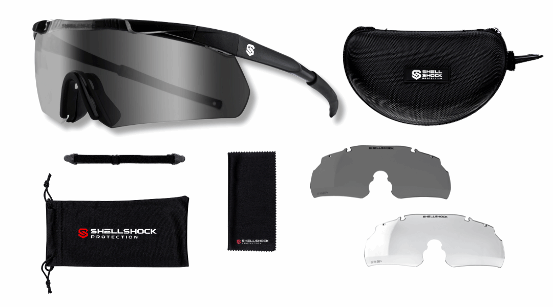 ShellShock SWITCH™ Z87+ Ballistic Glasses - Changeable Lens