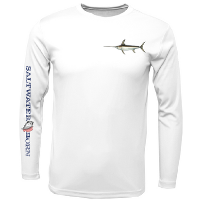 SK Swordfish on Chest Long Sleeve UPF 50+ Dry-Fit Shirt