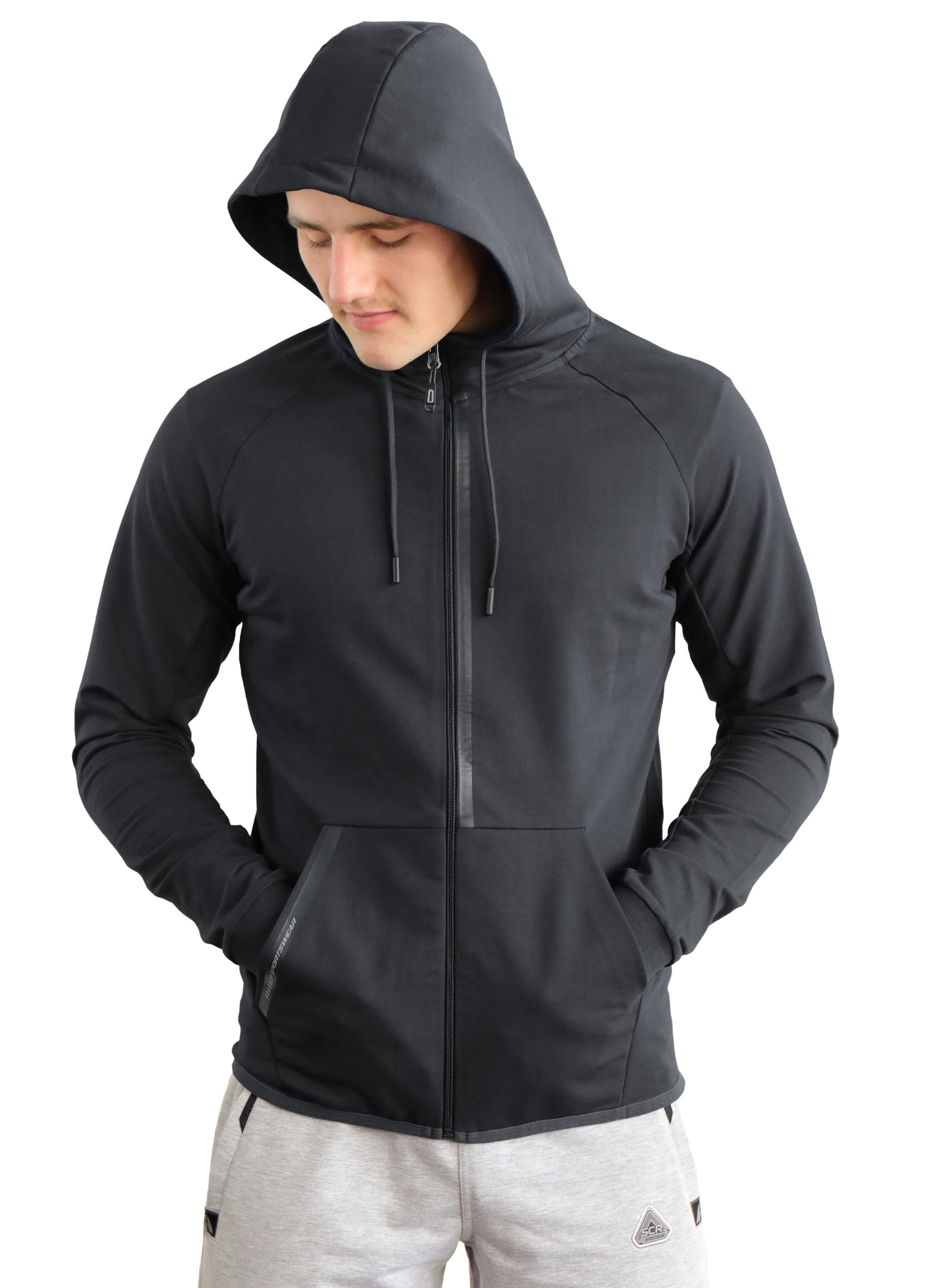 SCR Sportswear All-Day Comfort Hooded Sweatshirt Slim Fit