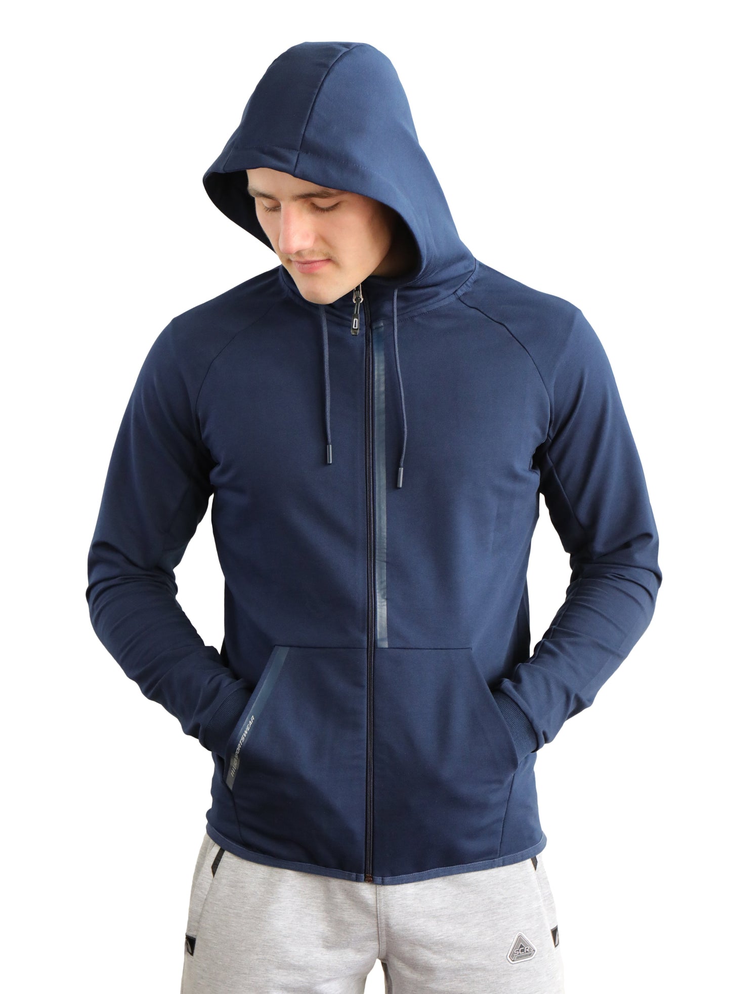 SCR Sportswear All-Day Comfort Hooded Sweatshirt Slim Fit