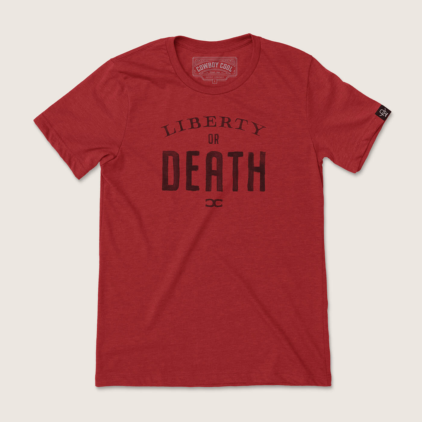 Cowboy Cool Liberty Or Death T-Shirt