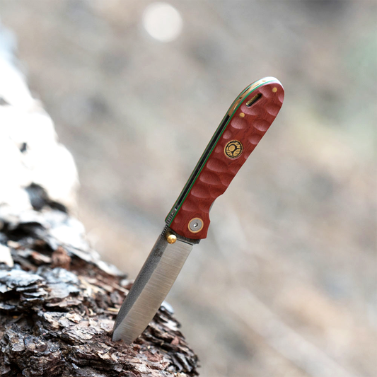 Kam Knife - T20 - Red Inlay Handle - Pocket Knife