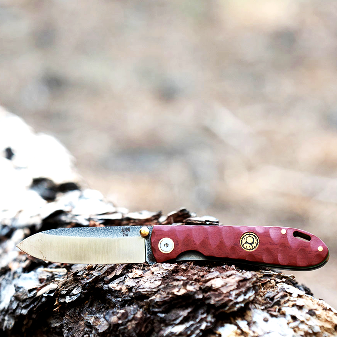 Kam Knife - T20 - Red Inlay Handle - Pocket Knife