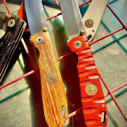 Kam Knife - T20 - Red Inlay Handle - Pocket Knife