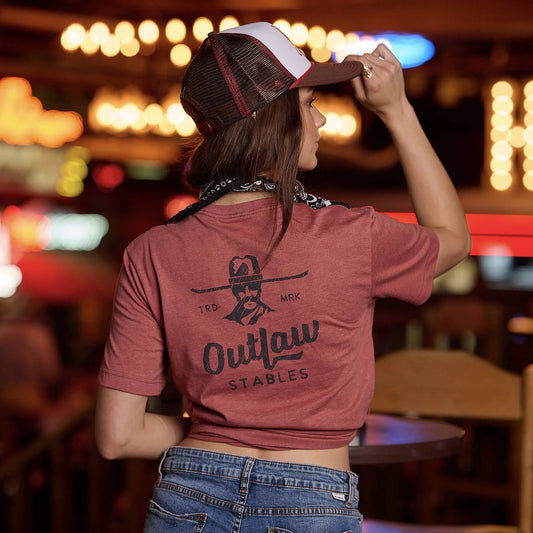 Cowboy Cool Outlaw Stables T-Shirt