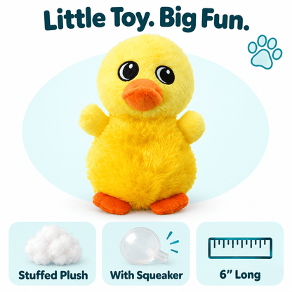 Dogline 6" Duck Mini Dog Toy