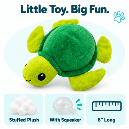 Dogline 6" Mini Animal Dog Toy Collection