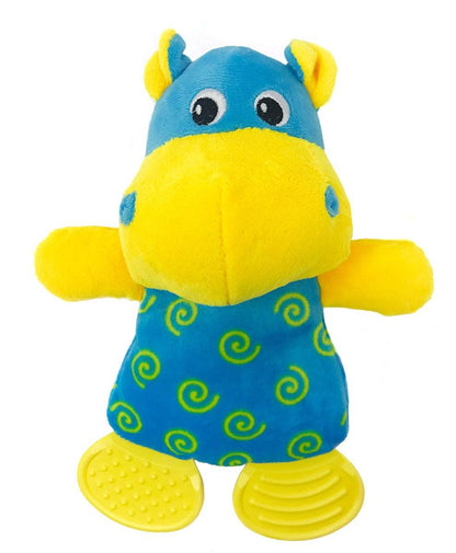 Dogline 10" Hippo Soft Dog Toy