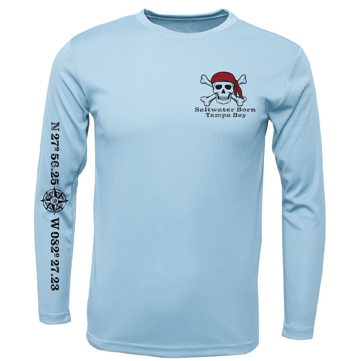 Tampa Bay Blackbeard Long Sleeve UPF 50+ Dry-Fit Shirt