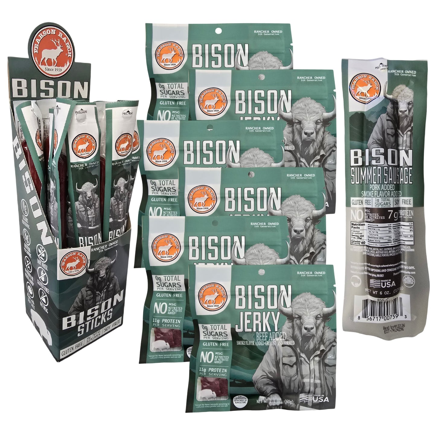 Pearson Ranch - The Trail Boss - Buffalo Variety Pack